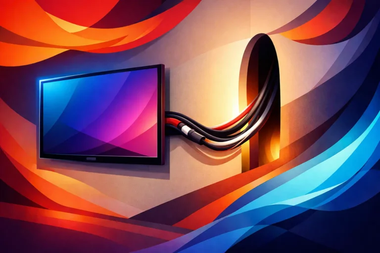 How to Hide TV Wires in Wall Safely