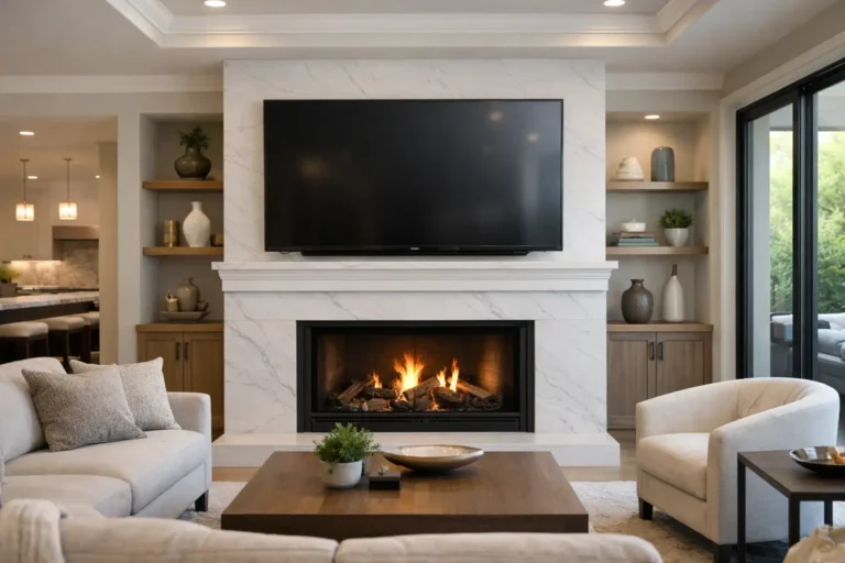 TV Mounted Over Fireplace Safety Tips