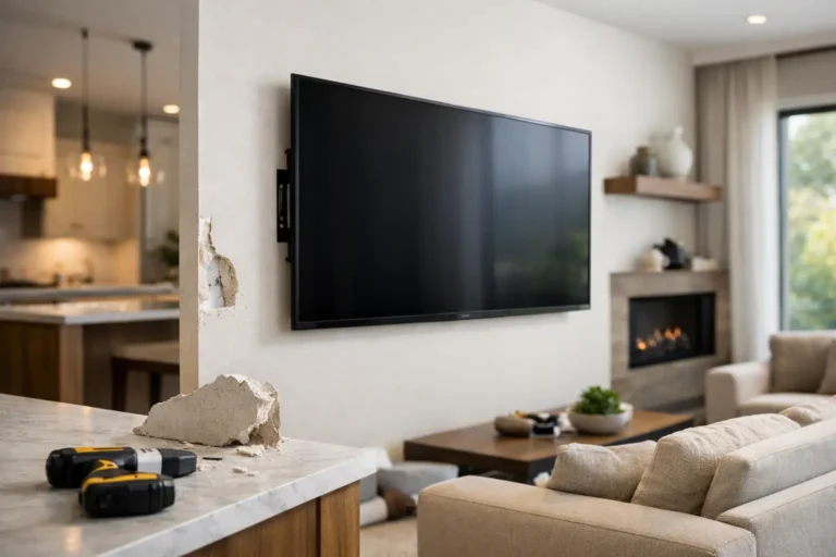 Is Mounting Into Drywall Safe for TVs?