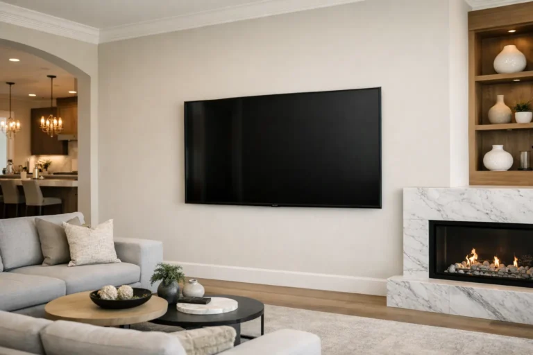 Example of Corrected TV Mount Installation