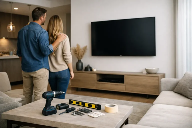 Can Renters Mount a TV? What to Check First