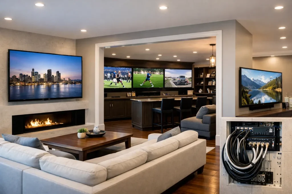 How to Wire Multiple Televisions at Home