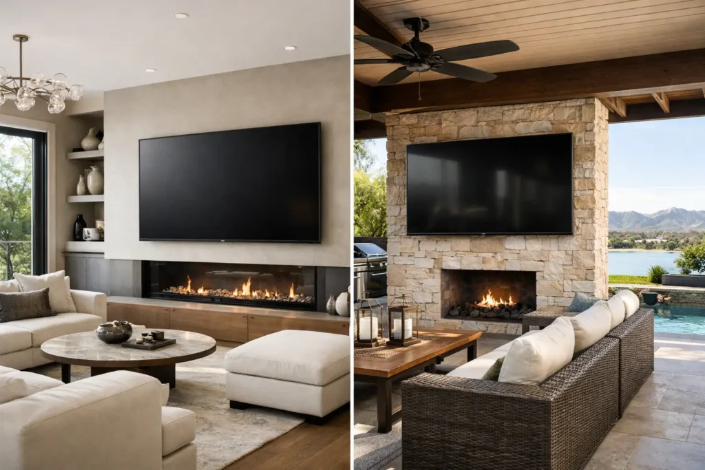 Indoor Versus Outdoor TV Mounting: What Changes