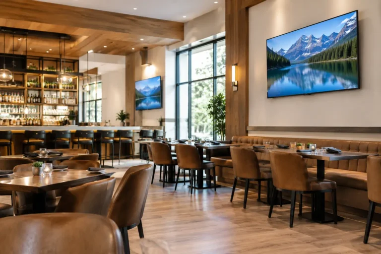 Restaurant Television Installation Done Right